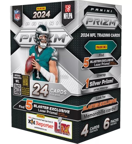 2024 Panini Prizm Football Blaster Box (24 Cards/Box) Look for Williams, Daniels, Maye, Nix, Penix Rookies!