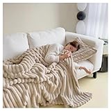 ITAWINA Cobija para Cama o Sofá, Manta Ultrasuave y Transpirable, Manta de Felpa imitación Piel de Conejo, Afelpado Tipo...