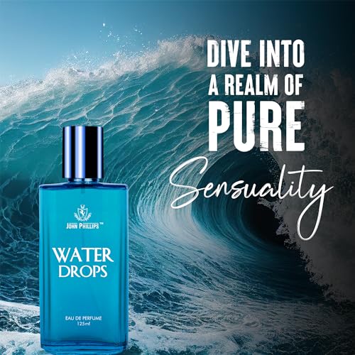 Image of JOHN PHILLIPS Water Drops & Day Fresh After Shave | Eau De French Perfume Combo Gift Set For Men Pack of 2