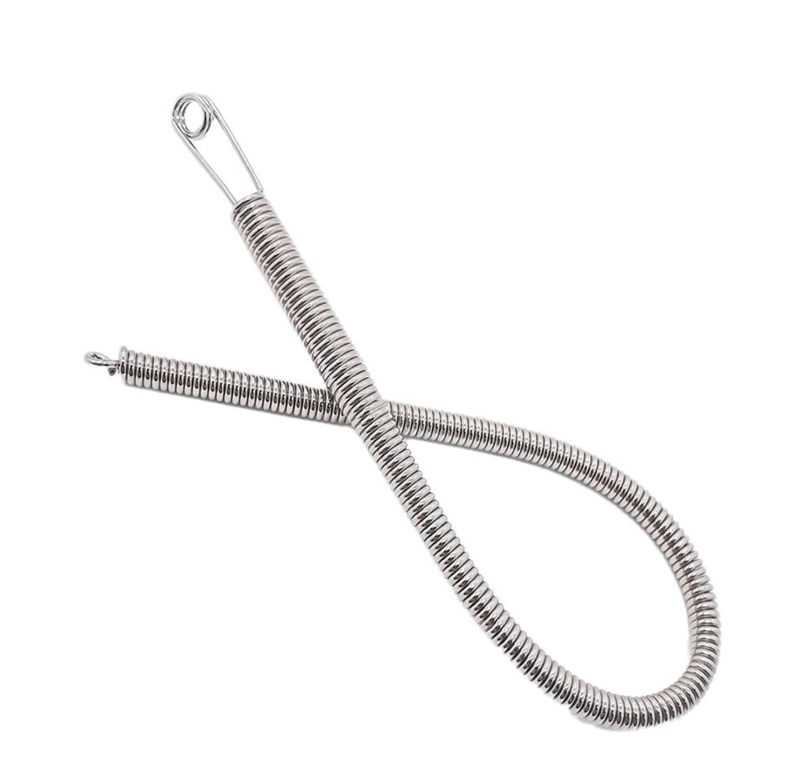 DIY Elastic Drawstring Threader Tool Spring Drawstring Threader Rope Threading Tool for DIY Repairs