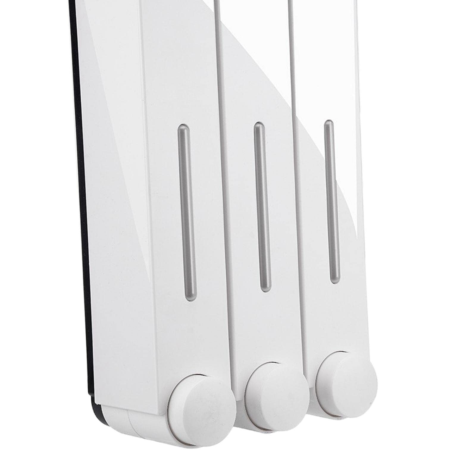 Dispensador de Jabón Líquido para Pared con Cámara Visible Y Bomba de Loción Recargable en Plástico Resistente Recipiente Antiséptico Adecuad,