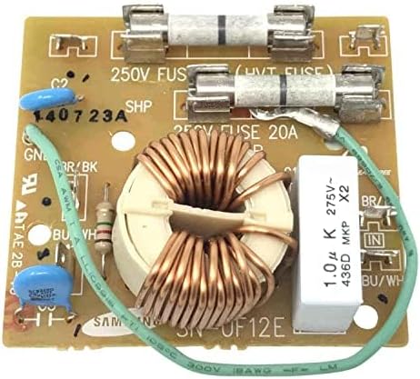 Compatible Replacement for Samsung DE96-00400E Microwave Assy Noise Filter Sn-Uf12E 250V/20A 250V