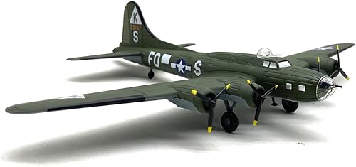 Miniatura 3 de DAGIJIRD B-17 Bomber 1144 Escala Diecast Display Modelo Fighter Militar Avión Modelo con Soporte para Colección Regalo