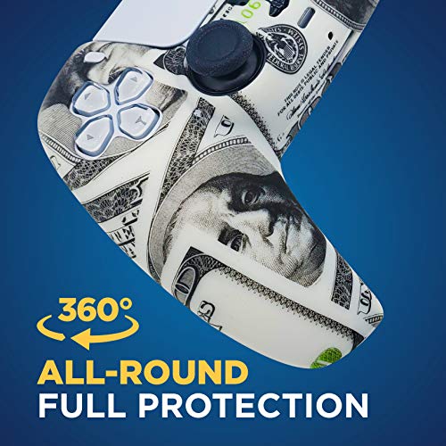image for PS5 Silicone Gel Grip Controller Cover Skin Protector (ps5 Money) Comp