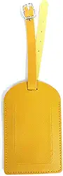 Tag de Mala p/Viagem – Etiqueta de Identificação de Bagagem (Amarela)