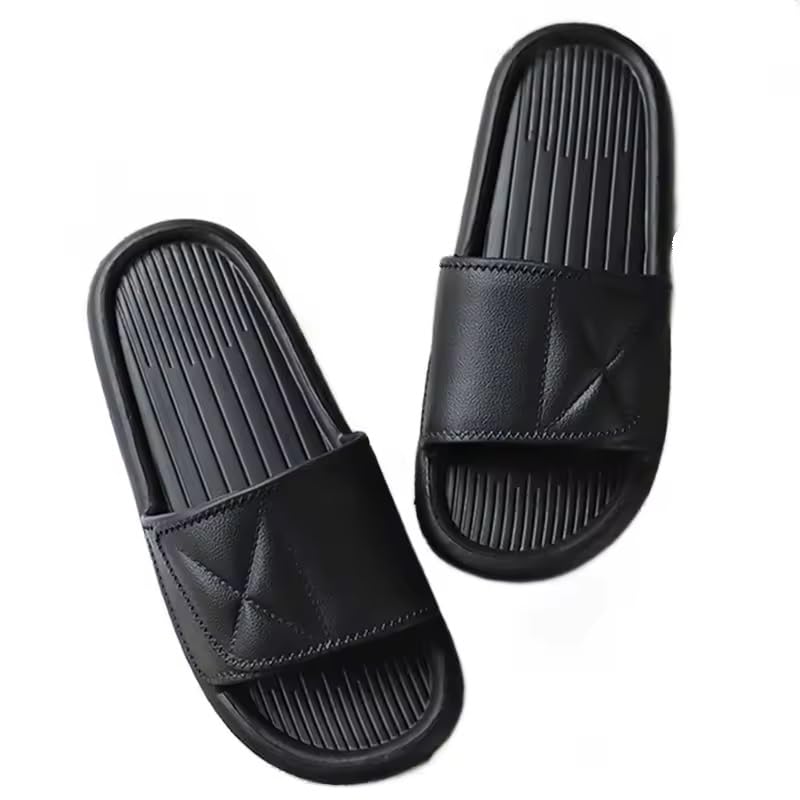 DRUNKEN Slippers for Men Women Flip Flops Chappals Slides Sandals Stylish Sleeper Man Sliders Footwear Flats Girls Ladies Clogs Bathroom Daily Use Chapal Hawai Black- 6-7 UK (B0D4ZFPPGL) Amazon Price History, Amazon Price Tracker