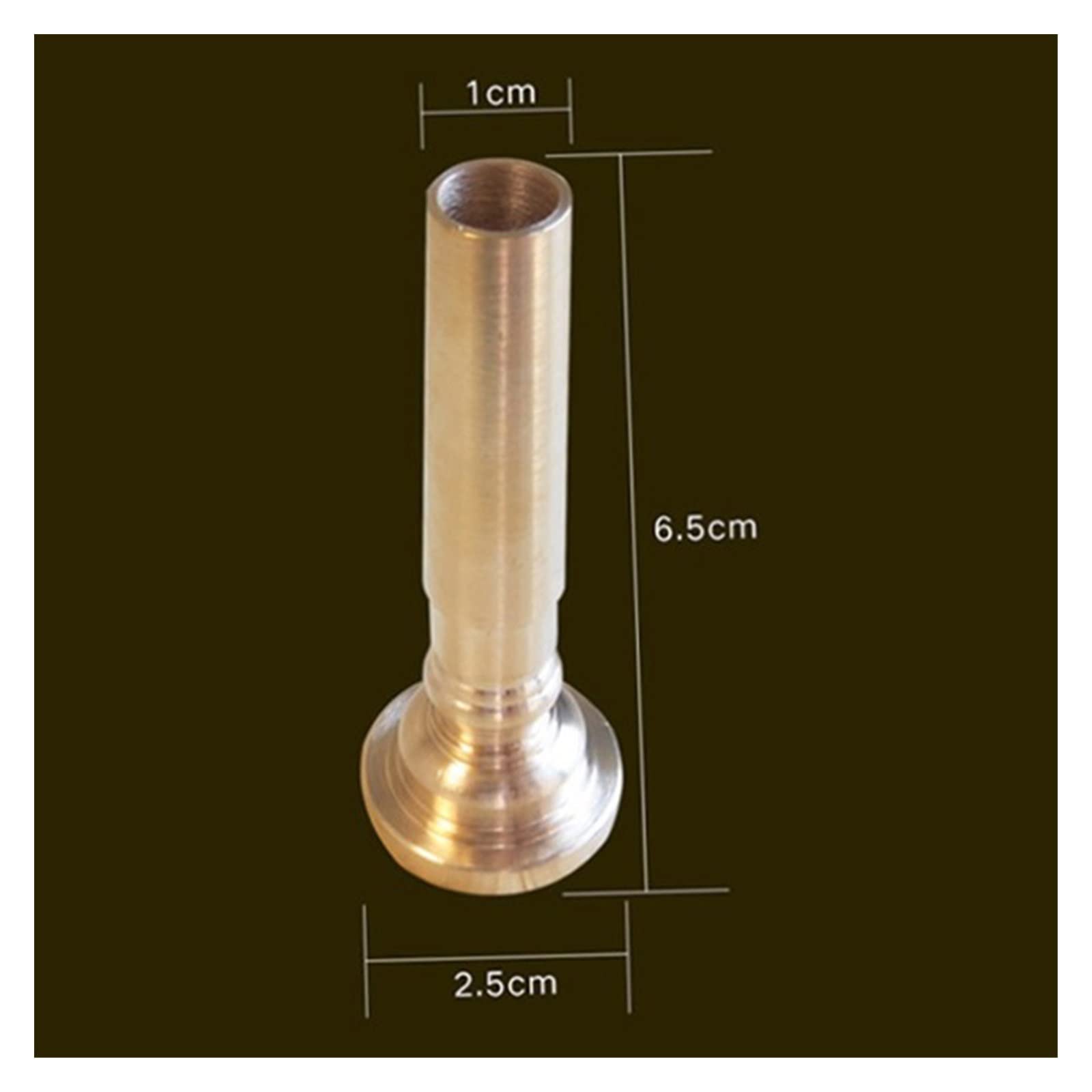 Embouchure De Trompette/clairon En Laiton - Pièce De Rechange Pour Instrument à Vent