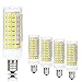 Treie 10W E12 LED Corn Light Bulb(4 Pack)E12 Dimmable 100 Watt Equivalent Bulb 1000LM 6000K Chandelier Bulbs Decorative Candle E12 Base for Home Lighting, AC110-120V (6000K)