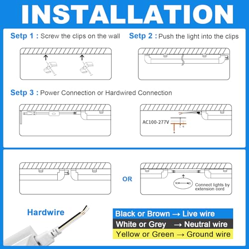 SHOPLED LED Shop Light 5FT, 50W 6750LM 6000K Cool White, V-Shape T8 Linkable LED Tube Lights, Work Shop Lights for Garage, Workbench, Basement, ETL Listed, 4 Pack by SHOPLED - Used condition - Image 8