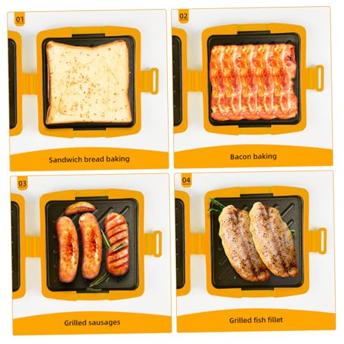 Machine à sandwichs à micro-ondes en silicone antiadhésive pour la maison - 8