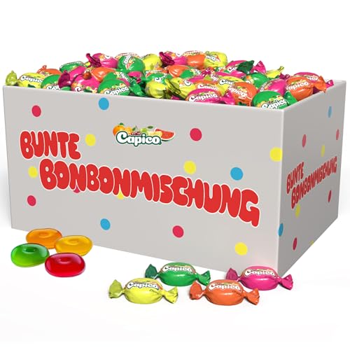 Tise Capico Bunte Bonbonmischung 5 kg ca 800 Stk. Wurfmaterial Karneval Geburtstage Partys