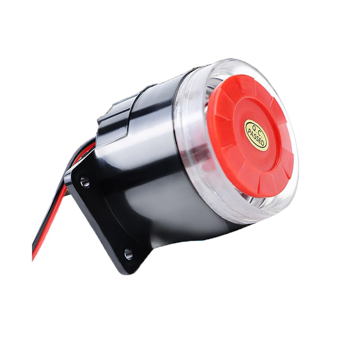 Sirena 12V 120dB con Flash LED Rojo - Alarma Exterior para Hogar, Garaje & Comercios