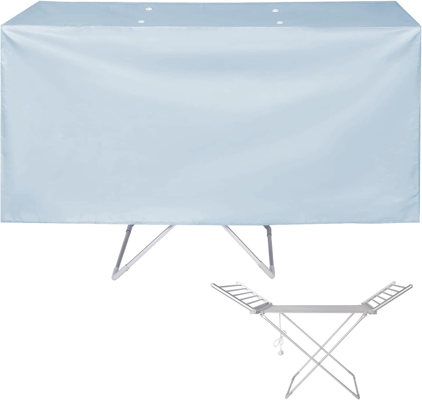 Mroede Heated Clothes Airer Drying Cover, Electric Heated Folding