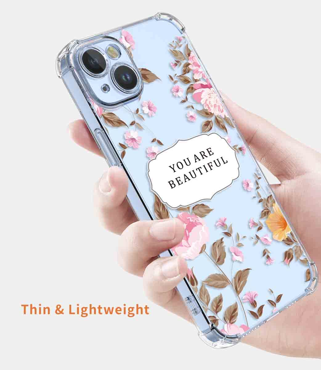 WBWONE Cover Con Stampa Dipinta Per Realme C55 - Custodia Morbida In TPU Antiurto, Sottile, Trasparente (A20) - 2