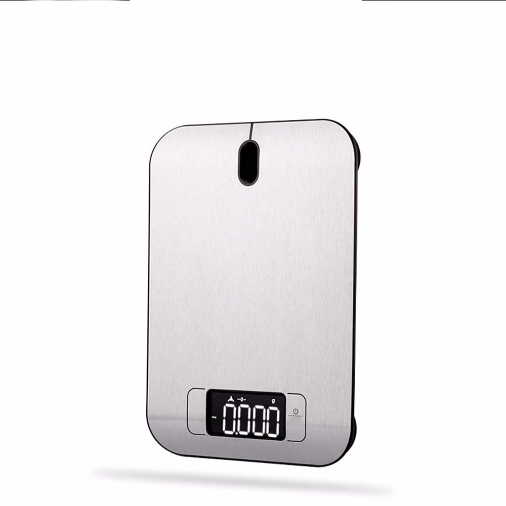 yooyoo-KTKitchen Scale 1g Precision Electronic Cake Baking Scale Tool Household Cooking Food Stainless Steel Mini Electronic Scale 5kg