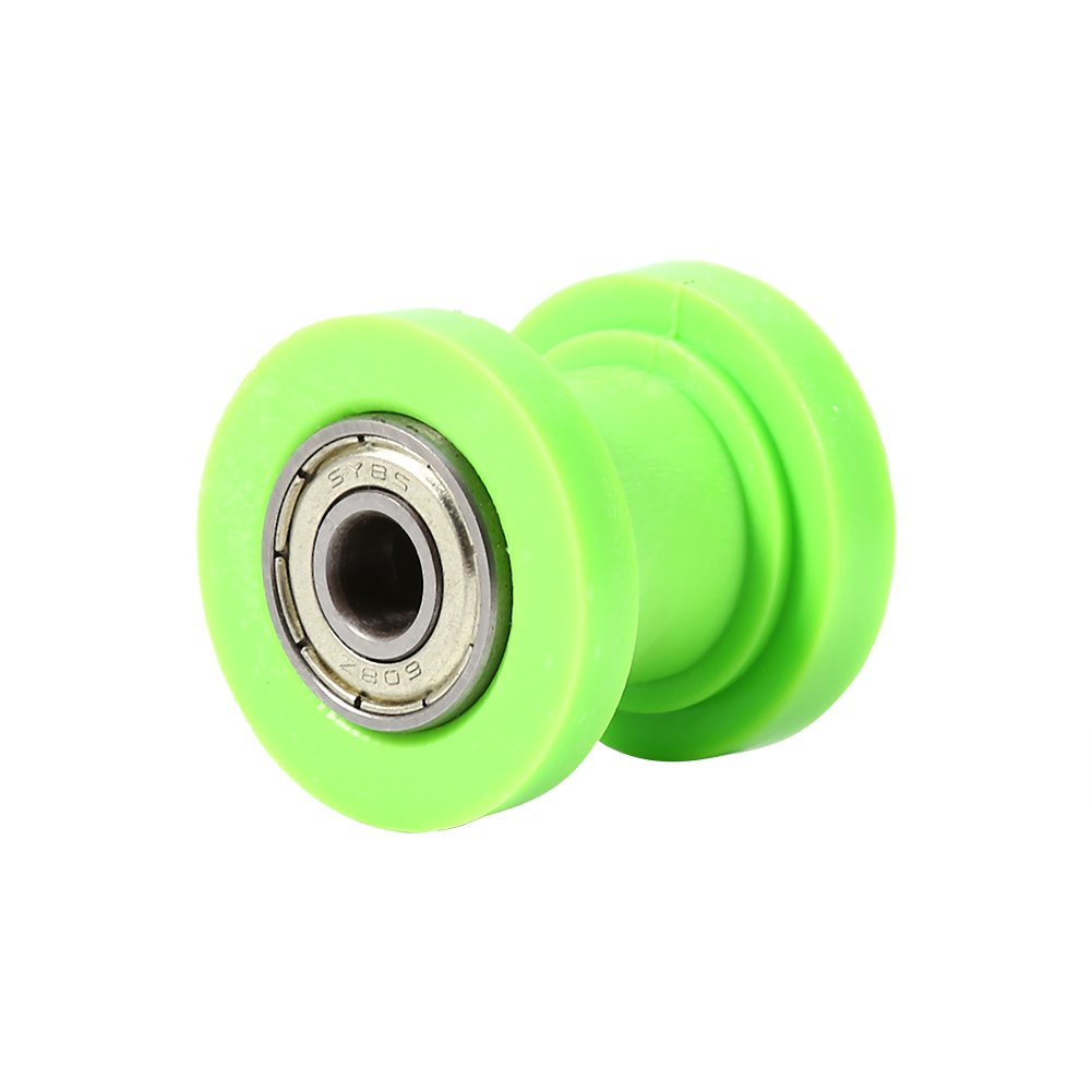 Keenso Rullo per catena, tendicatena da 8 mm, nero, per