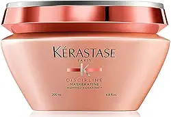 Kérastase Máscara Discipline Masque Maskeratine, Cabelos com frizz, Controle do frizz, Complexo Morpho-Kératine®, 200 ml