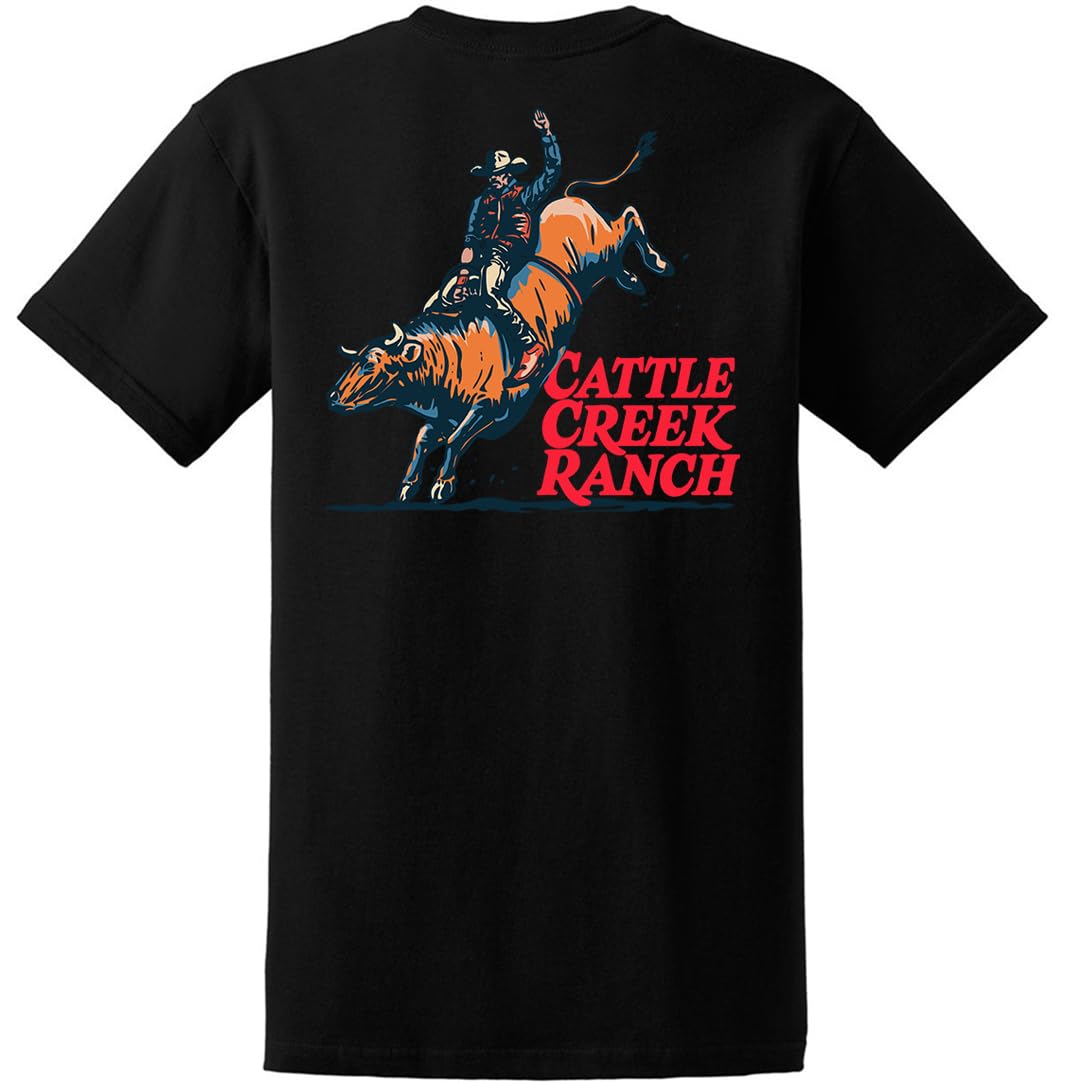 Cattle Creek Ranch Graphic Cotton T-Shirts