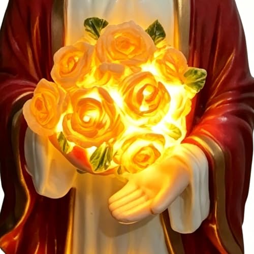Statue de Jésus en résine religieuse aux détails soignés de 19 cm - 8