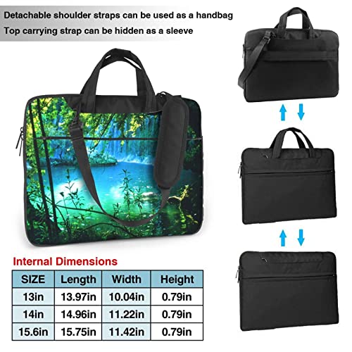 Bolso Maletín para Laptop Waterfall Water Impreso miniatura 2