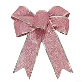 Photo Gallery fiocchi decorativi mozzafiato in una confezione da 5 per celebrare le festività natalizie (rosa) Photo Gallery fiocchi decorativi mozzafiato in una confezione da 5 per celebrare le festività natalizie (rosa)