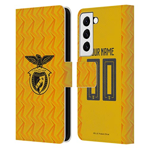 Coque en Cuir Benfica pour Samsung S22 5G Head Case Designs Étui Portefeuille