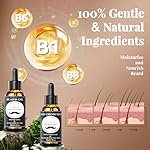 Beard Growth Kit - 7 Pcs Beard Care Kit for Men, Includes Beard Wash, Beard Oil&Growth Oil, Beard Conditioner, Beard Balm, Beard Comb, Gift Box Set for Boyfriend Husband Fathers - Image 4