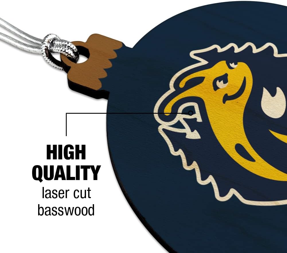 GRAPHICS & MORE University of California-Santa Cruz Primary Logo Wood Christmas Tree Holiday Ornament - Image 3