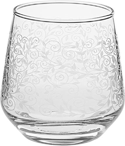 Amazon.de: Lav | 6 kleine Wasserglas-Set | Efeu | Glas
