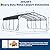 PeakPursuit Metal Carport, 20x20 FT Outdoor Car Port Canopy with Galvanized Steel Roof and Reinforced Base, Heavy Duty Garage Car Shelter Shade for SUV, Truck, Boats