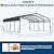 GarveeLife 20x20 FT Metal Carport, Outdoor Car Port Canopy with Reinforced Base and Galvanized Steel Roof, Heavy Duty Garage Car Shelter Shade for SUV, Truck, Boats