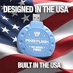 PixelFlash CF Card Reader (Blue) - Compact Flash Memory Card Adapter with USB 3.0, 5GB/s File Transfer, No-Bend Pins, Supports UDMA-7, Anti-Slip & Anti-Scratch, Compatible with Most Brands & OS - Image 4