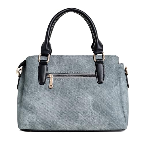Image of EXOTIC Three section Denim Design, Multipurpose handbag with Shoulder Strap