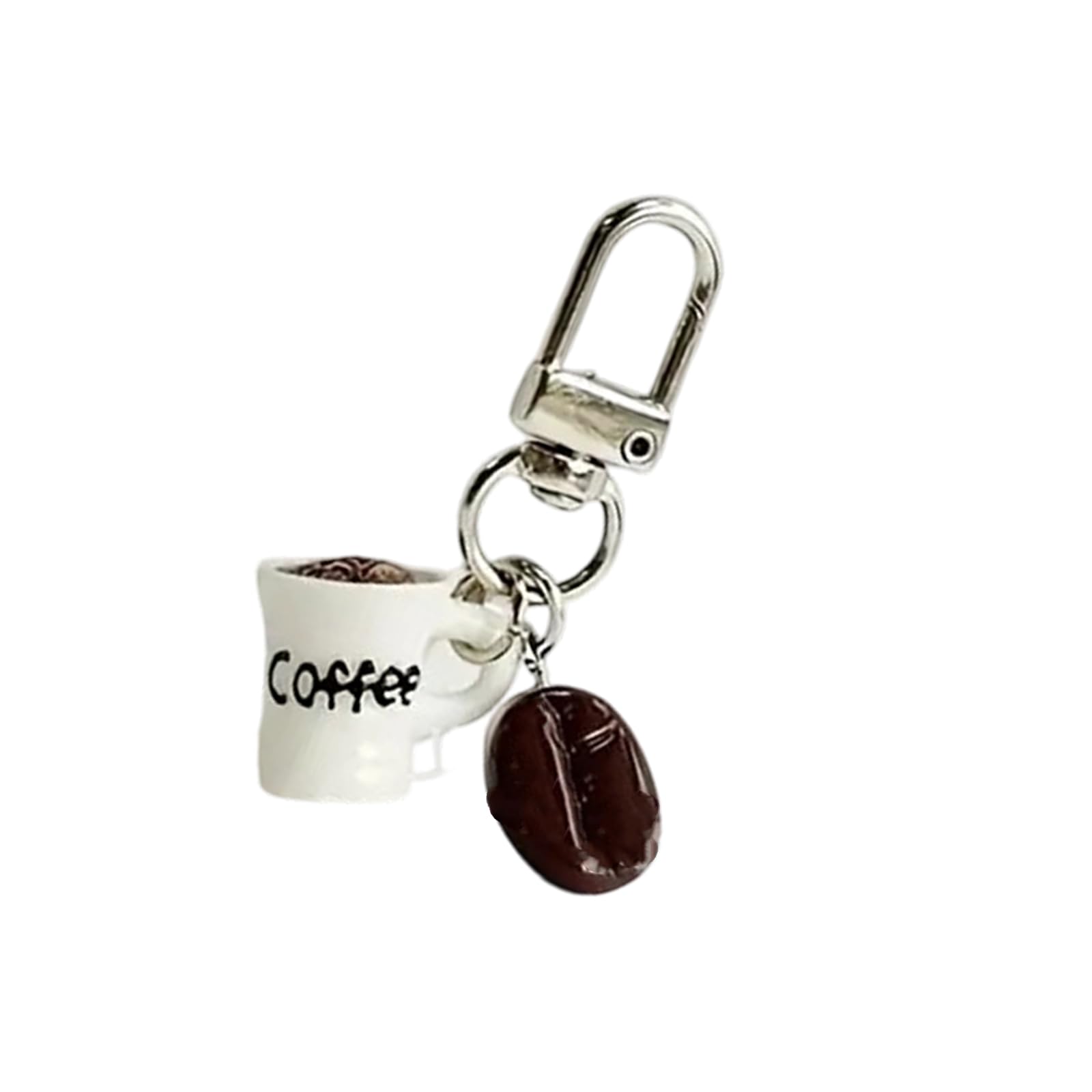 yanwuwa Coffee Cup Keychain For Coffee Lovers Resin Holder With Lovely Designs For Bag Backpack Decoration