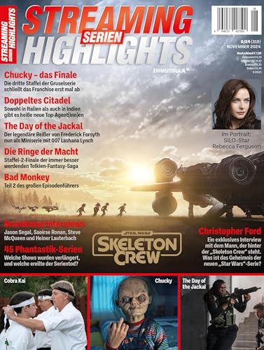 livre STREAMING SERIEN HIGHLIGHTS Ausgabe November 2024 (#319)
