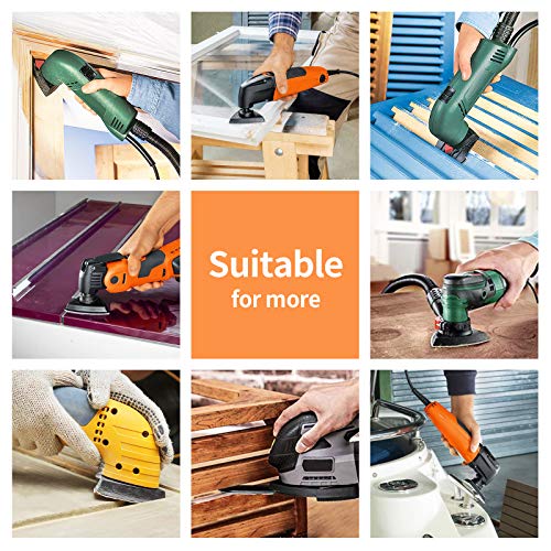 STEBRUAM Triangoli Abrasivi Delta,70 fogli di