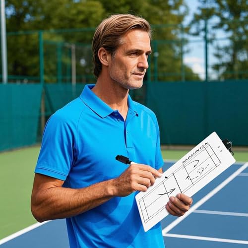 Badminton strategy board double face avec surface effaçable haute clarté