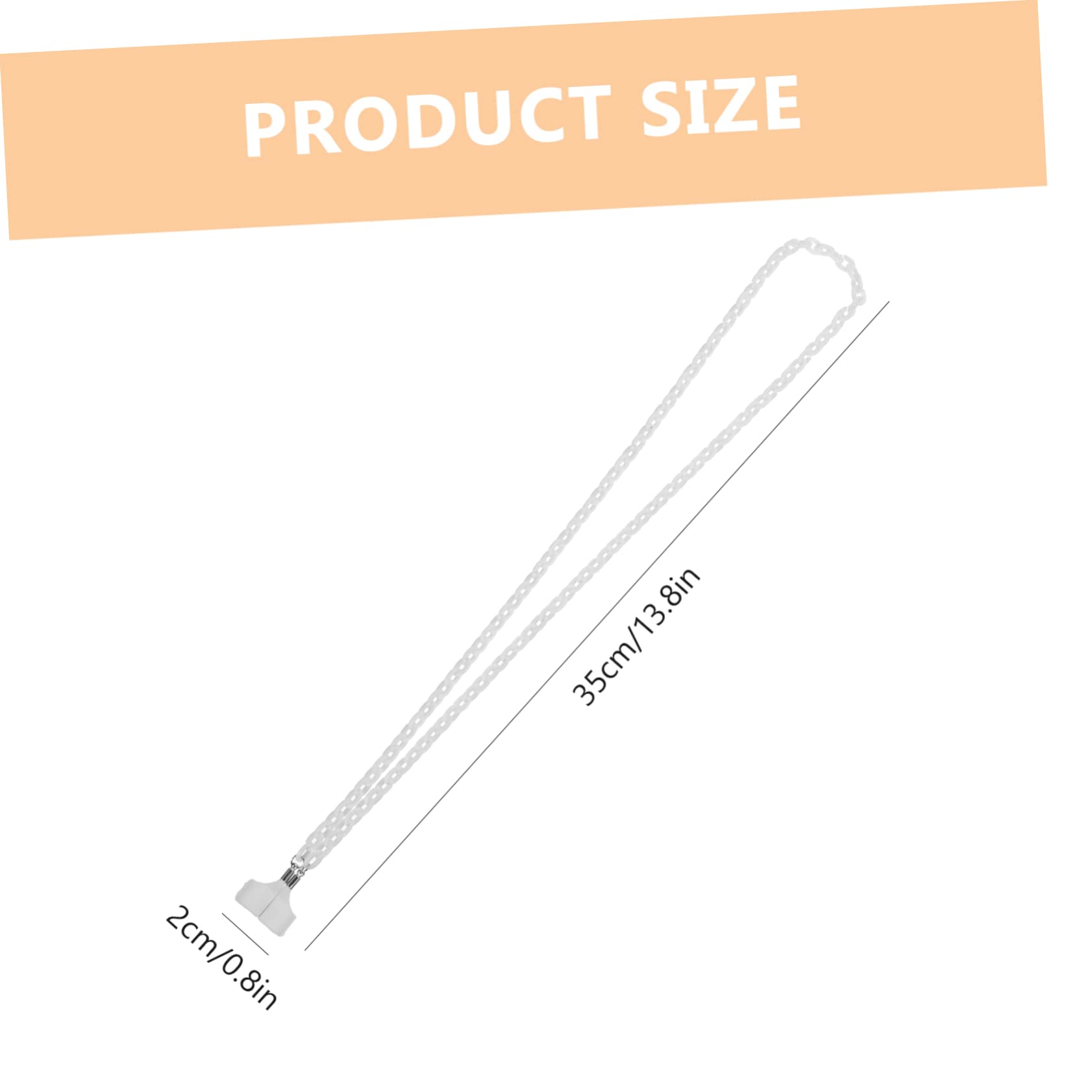 UKCOCO 5piezas Cadena Magnética Antipérdida Para Auriculares Inalámbricos Correa De Cuello Accesorio Para Hombres y Mujeres Protección y Estilo Para Ejercicio y Uso Diario