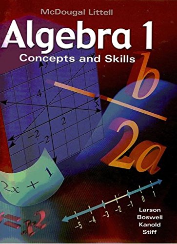 Algebra 1, Grades 9-12 Practice Workbook Student Bundle of 5: McDougal Concepts & Skills Algebra 1      Hardcover – April 13, 2004