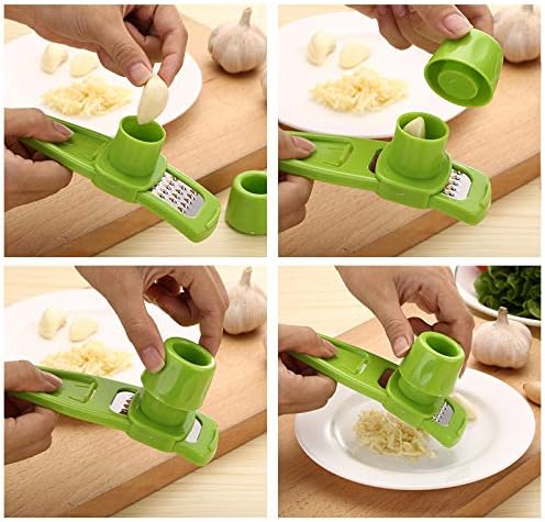 Miniatura 4 de Multiusos ajo rallador trituradora casa hecho a mano herramientas de cocina Peeler cepillo jengibre ajo molienda rebanadora