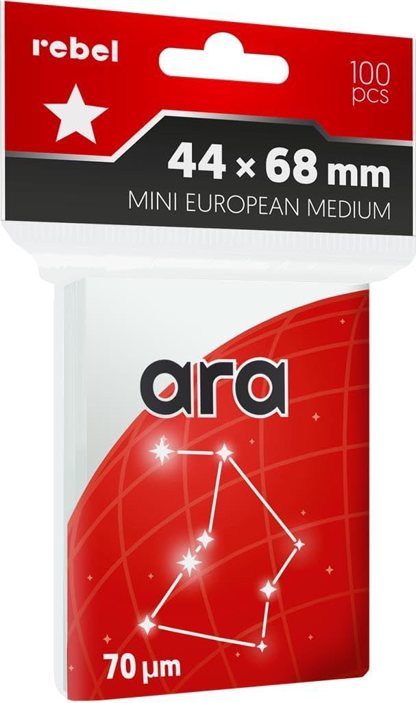 Card shirts Rebel (44x68 mm) "Mini European Medium" Ara, 100 pieces
