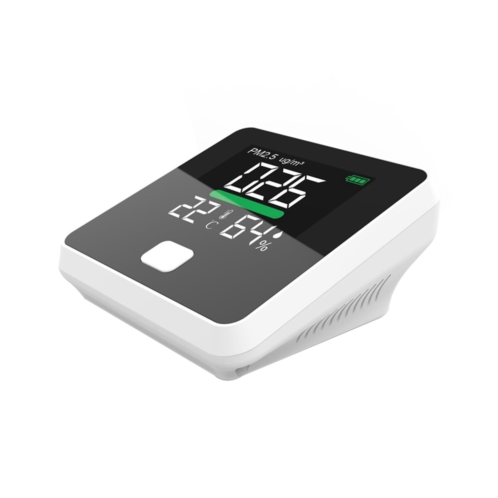 Monitor della qualità dell'aria, Monitor della qualità aria PM2.5 Rilevatore di gas digitale Analizzatore temperatura e umidità Sensore Analizzatori PM 2. Misuratore per casa, auto e piante
