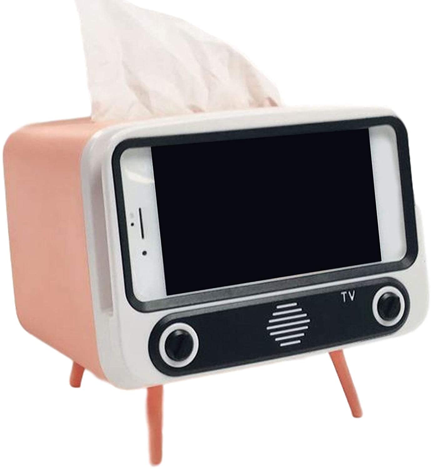 Amazon｜ティッシュケース スマートフォンホルダー スマホ