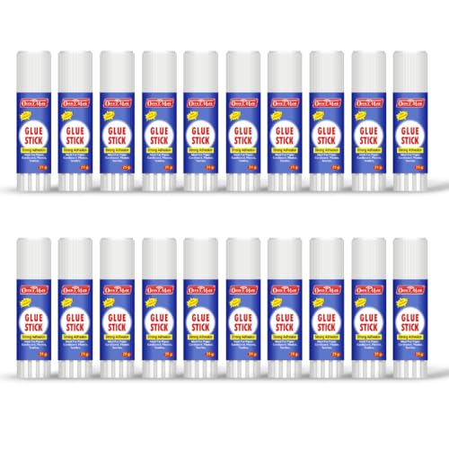 Image of Soni Officemate Glue Stick Non Toxic Transparent Adhesive for Decorations and Craft Projects (25 Gram) (Set of 20)