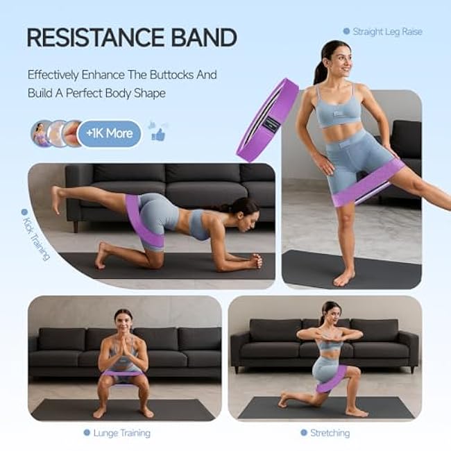 Thigh Master 35lb,Pelvic Floor Exercise,Kegel Pelvic Floor Muscle Thigh Exerciser for Women,with 2 Resistance Band,Inner Thigh Workout Equipment