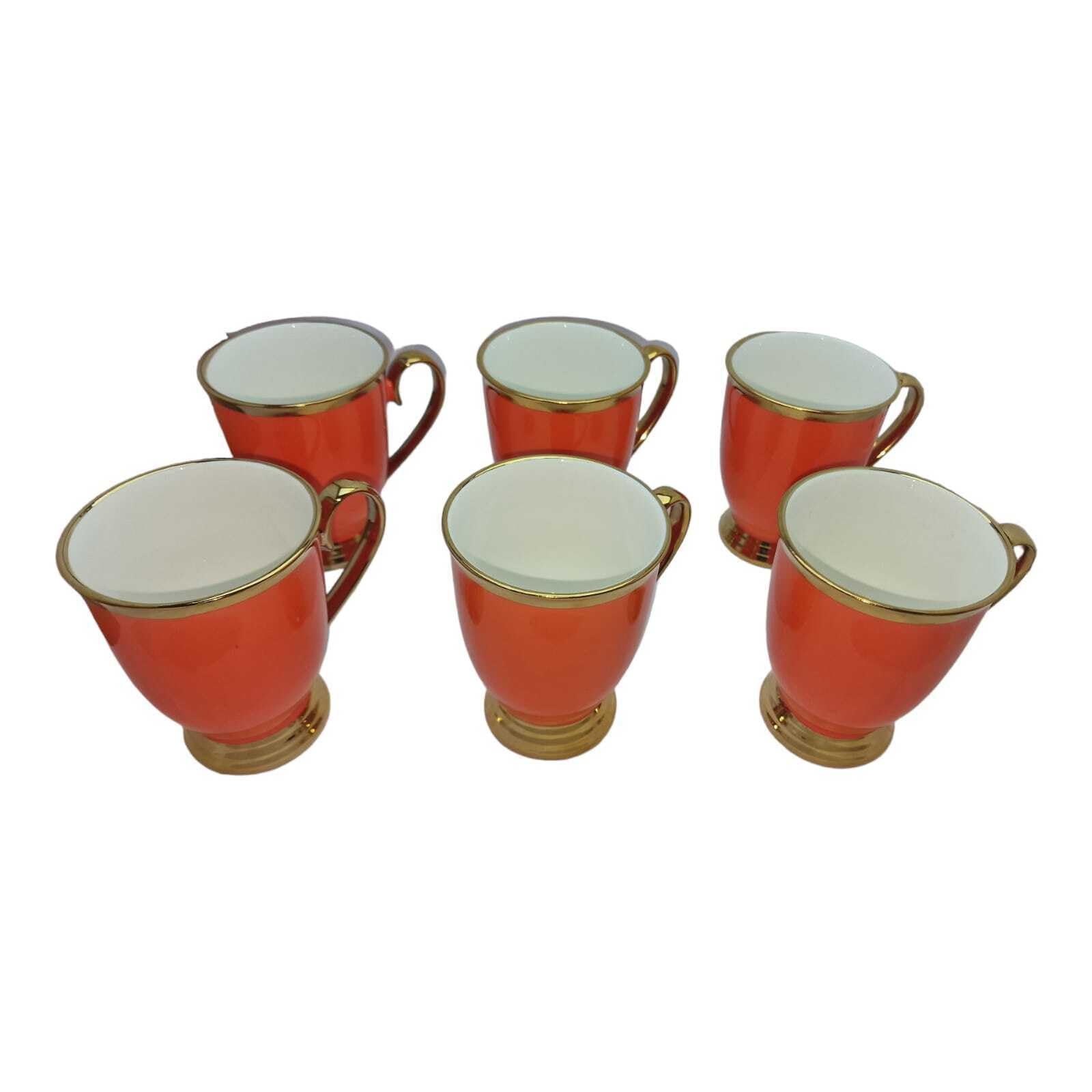 electromax 6 Piece Teacup and Gift Set - Vintage Serving Set for 6, with Bone China Tea Cup/Mug 300ml Strong Lightweight Set - Pink Set - Image 4