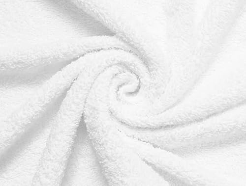 60” Wide Terry Cloth Cotton 10oz. White 100% Cotton Sold by The Yard