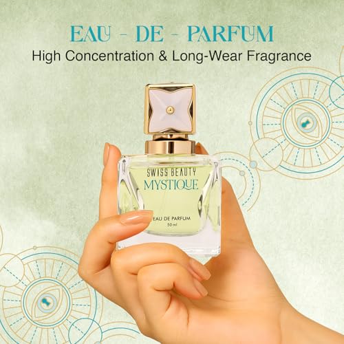 Image of Swiss Beauty Mystique EDP | Long-Lasting | Ideal For Gifting | Everyday Wear | Top Note: Pink Pepper | Middle Notes: Rose & Raspberry Flowers | Base Note: Amber | 50ml