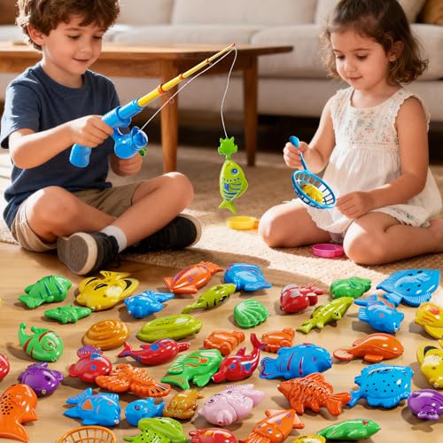 Kit de jouets de pêche magnétiques : idée cadeau enfant - 2