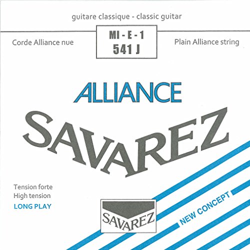 Savarez cordes pour guitare classique Alliance HT Classic 541J cordes simples Mi Carbon high - Les Beatles, Paul McCartney, John Lennon, RIngo Starr, George Harrison Savarez cordes pour guitare classique Alliance HT Classic 541J cordes simples Mi Carbon high